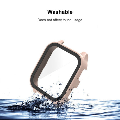 For Garmin Venu Sq2 PC + 9H Tempered Glass Integrated Protective Watch Case(Transparent) - Watch Cases by buy2fix | Online Shopping UK | buy2fix