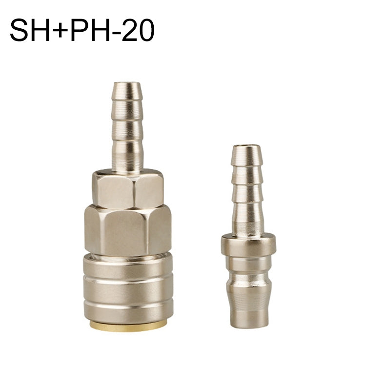 LAIZE SH+PH-20 10pcs C-type Self-lock Pneumatic Quick Fitting Connector -  by LAIZE | Online Shopping UK | buy2fix