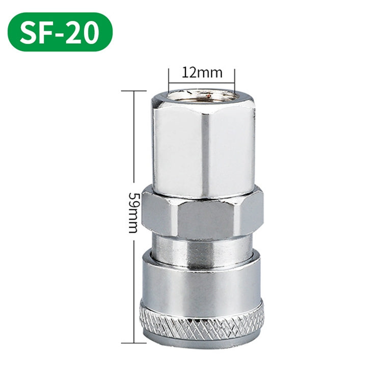 LAIZE SF-20 10pcs C-type Self-lock Air Tube Pneumatic Quick Fitting Connector -  by LAIZE | Online Shopping UK | buy2fix