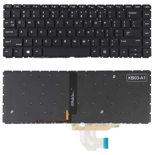 For HP Probook 440 G6 445 G6 440 G7 445 G7 US Version Keyboard with Backlight - Computer & Networking by buy2fix | Online Shopping UK | buy2fix