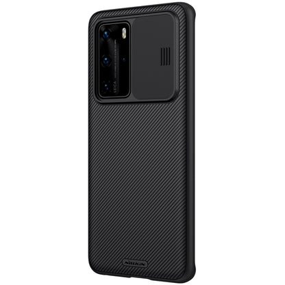 For Huawei P40 Pro NILLKIN Black Mirror Series Camshield Full Coverage Dust-proof Scratch Resistant Mobile Phone Case(Black) - Huawei Cases by NILLKIN | Online Shopping UK | buy2fix