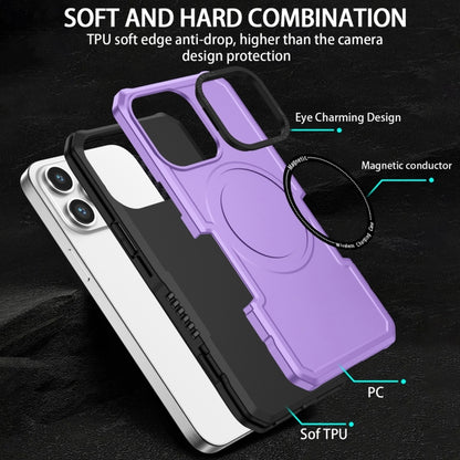 For Samsung Galaxy S21 5G MagSafe Shockproof Armor Phone Case(Purple) - Galaxy S21 5G Cases by buy2fix | Online Shopping UK | buy2fix