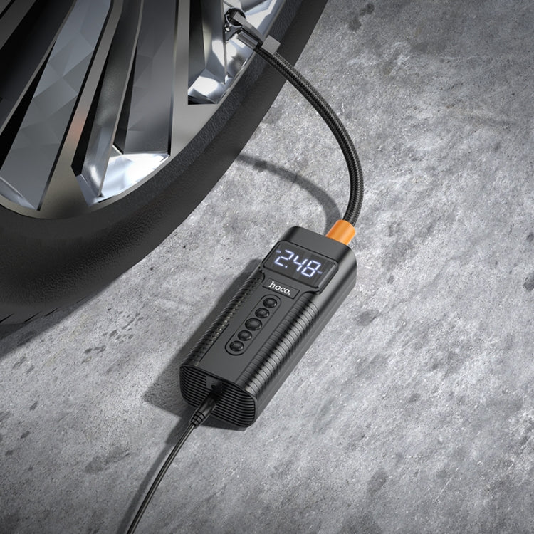 hoco PH55 Roys Smart Car Air Pump(Black) - In Car by hoco | Online Shopping UK | buy2fix