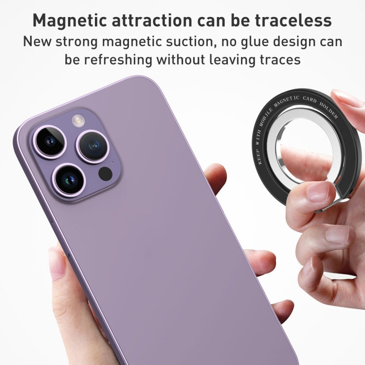 Car Magnetic Dual Axis Ring Phone Holder(Frosted Sky Blue) - Ring Holder by buy2fix | Online Shopping UK | buy2fix