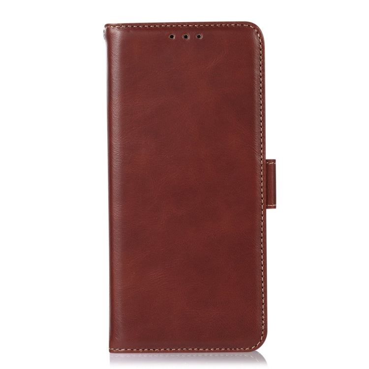 For Samsung Galaxy A04e Crazy Horse Top Layer Cowhide Leather Phone Case(Brown) - Galaxy Phone Cases by buy2fix | Online Shopping UK | buy2fix