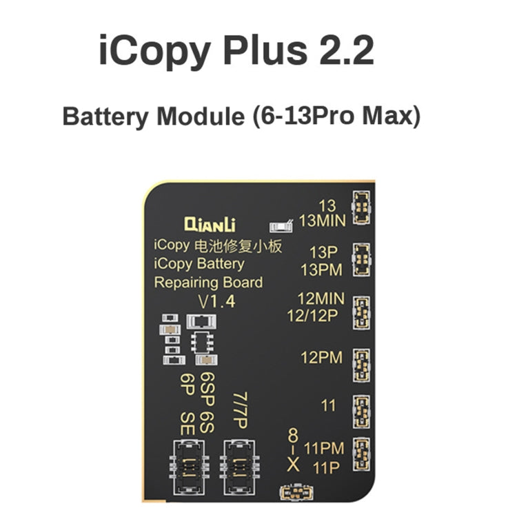 For iPhone 6 - 13 Pro Max Qianli iCopy Plus 2.2 Repair Detection Programmer, Model:Battery Module - Repair & Spare Parts by QIANLI | Online Shopping UK | buy2fix