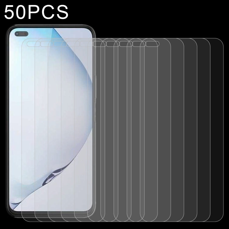 For Huawei Enjoy 50 Plus 50 PCS 0.26mm 9H 2.5D Tempered Glass Film - Huawei Tempered Glass by buy2fix | Online Shopping UK | buy2fix