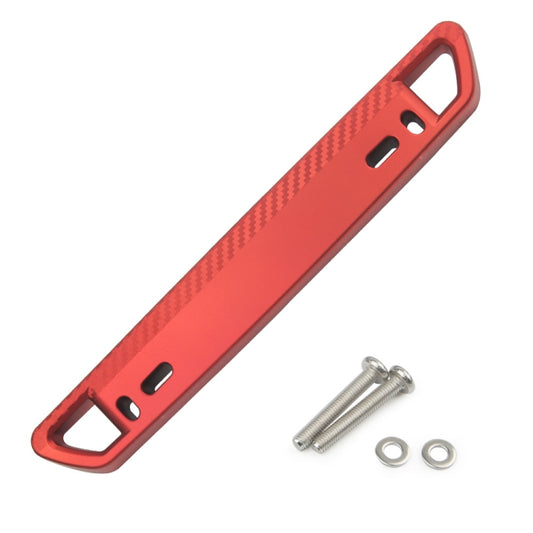 Car Modification Carbon Fiber Pattern License Plate Frame Holder(Red) - In Car by buy2fix | Online Shopping UK | buy2fix
