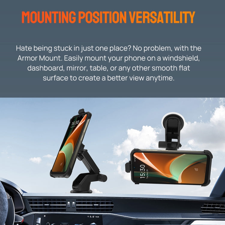 Ulefone Car Suction Cup Phone Holder(Black) - Car Holders by Ulefone | Online Shopping UK | buy2fix