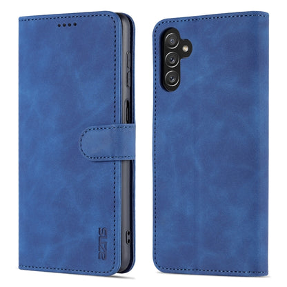 For Samsung Galaxy A14 5G AZNS Skin Feel Calf Texture Flip Leather Phone Case(Blue) - Galaxy Phone Cases by AZNS | Online Shopping UK | buy2fix