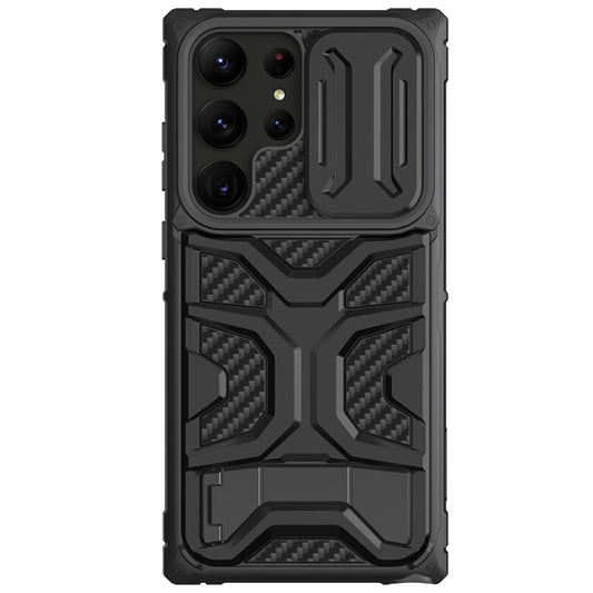 For Samsung Galaxy S23 Ultra 5G NILLKIN Explorer Pro Series PC + TPU Phone Case(Black) - Galaxy S23 Ultra 5G Cases by NILLKIN | Online Shopping UK | buy2fix
