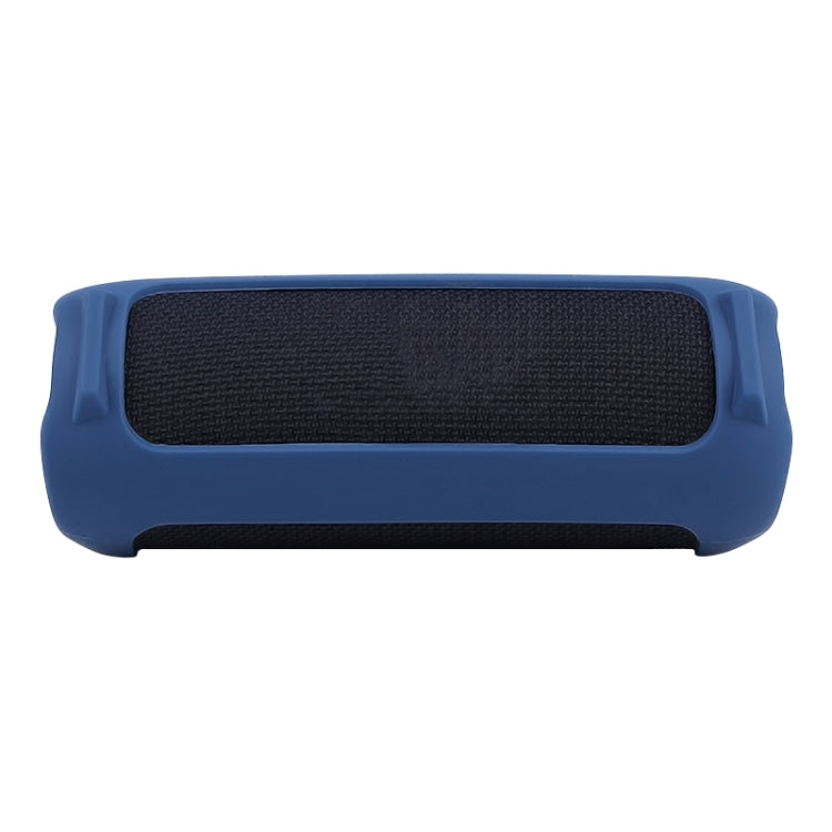 For JBL Flip 6 Bluetooth Speaker Portable Silicone Case with Shoulder Strap(Blue) - Protective Case by buy2fix | Online Shopping UK | buy2fix