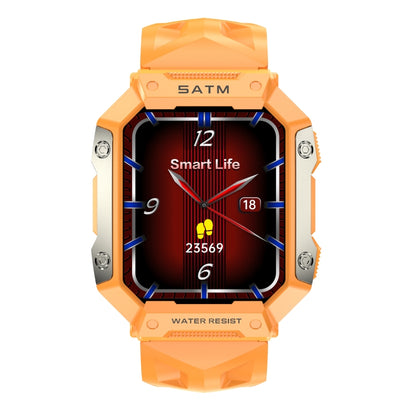 PG333 1.91 inch Waterproof Smart Sports Watch Support Heart Rate Monitoring / Blood Pressure Monitoring(Orange) - Smart Wear by buy2fix | Online Shopping UK | buy2fix