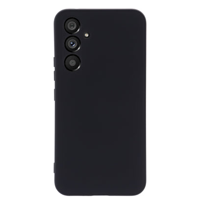 For Samsung Galaxy A34 5G Pure Color Liquid Silicone Shockproof Phone Case(Black) - Galaxy Phone Cases by buy2fix | Online Shopping UK | buy2fix