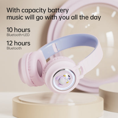 Q1 Headphones Monster Kids Over-Ear Bluetooth Earphones(Apricot) - Apple Accessories by buy2fix | Online Shopping UK | buy2fix