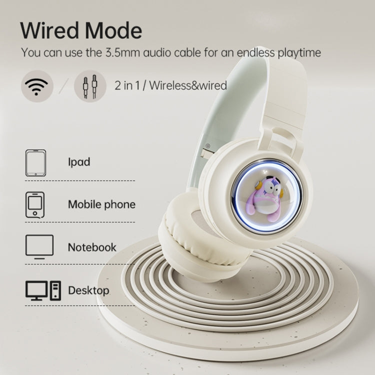 Q1 Headphones Monster Kids Over-Ear Bluetooth Earphones(Blue) - Apple Accessories by buy2fix | Online Shopping UK | buy2fix