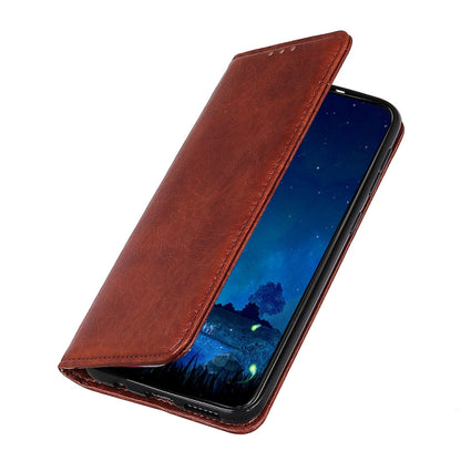 For OnePlus Nord CE 3 Lite Magnetic Crazy Horse Texture Leather Phone Case(Brown) - OnePlus Cases by buy2fix | Online Shopping UK | buy2fix