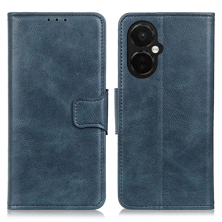 For OnePlus Nord CE 3 Lite Mirren Crazy Horse Texture Leather Phone Case(Blue) - OnePlus Cases by buy2fix | Online Shopping UK | buy2fix