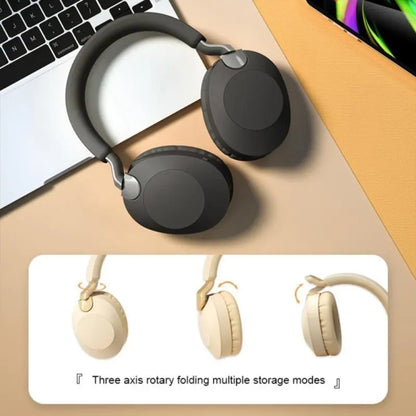 B2 Wireless Bluetooth 5.1 Foldable Noise Reduction Headset(Apricot) - Apple Accessories by buy2fix | Online Shopping UK | buy2fix