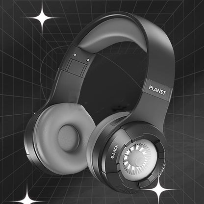KE25 RGB Light Wireless Stereo Music Bluetooth Headset(Black) - Apple Accessories by buy2fix | Online Shopping UK | buy2fix