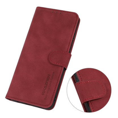 For Honor X8a 4G KHAZNEH Matte Texture Leather Phone Case(Red) - Honor Cases by buy2fix | Online Shopping UK | buy2fix