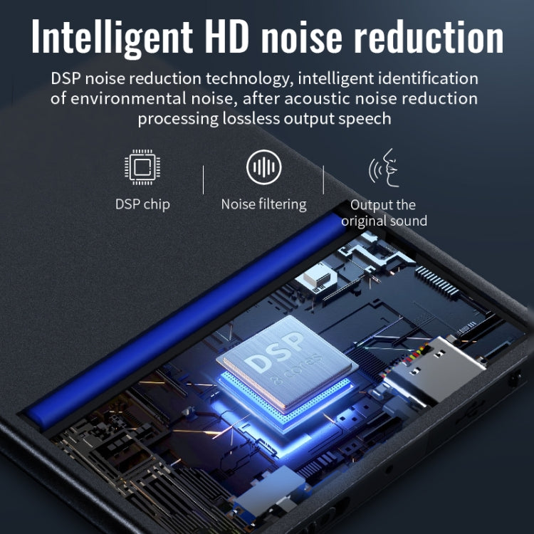JNN K1 Square HD Noise Canceling Recorder, Capacity:16GB(Black) - Security by JNN | Online Shopping UK | buy2fix