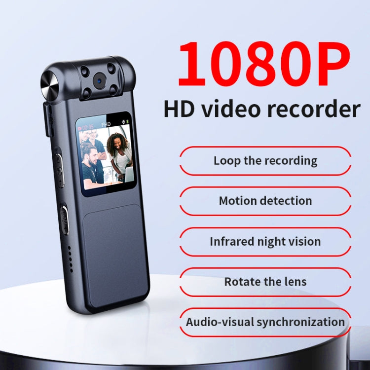 JNN V18 1080P Infrared Light Filling HD Video Recorder, Capacity:128G(Black) - Security by JNN | Online Shopping UK | buy2fix