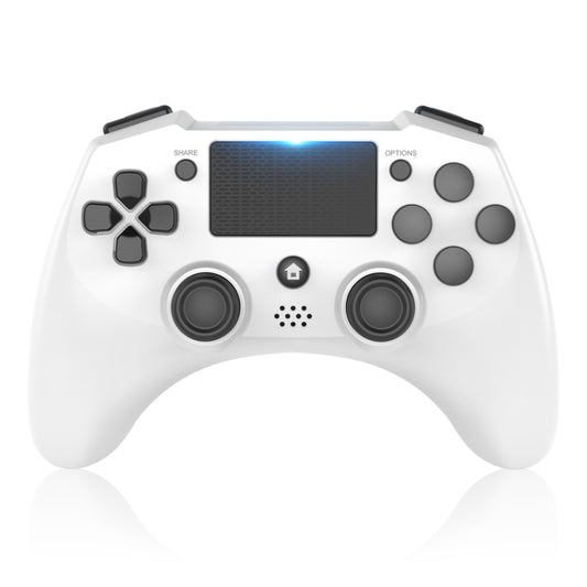398 Bluetooth 5.0 Wireless Game Controller for PS4 / PC / Android(White) - Gamepads by buy2fix | Online Shopping UK | buy2fix