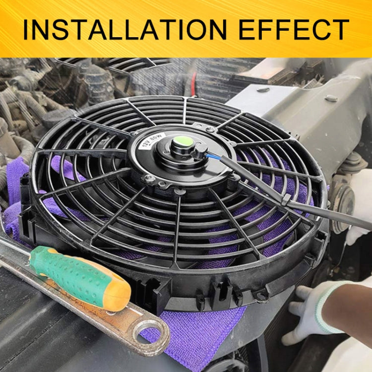 9 inch 12V 80W Car Powerful Transmission Oil Cooling Fan with Mounting Accessorie - In Car by buy2fix | Online Shopping UK | buy2fix