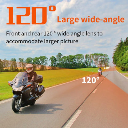SE65 Dual 1080P Waterproof HD Motorcycle DVR, Support WiFi / GPS / Cycling Video - In Car by buy2fix | Online Shopping UK | buy2fix