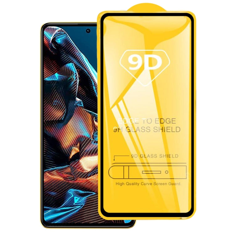 For Xiaomi Poco X5 Pro 9D Full Glue Full Screen Tempered Glass Film -  by buy2fix | Online Shopping UK | buy2fix