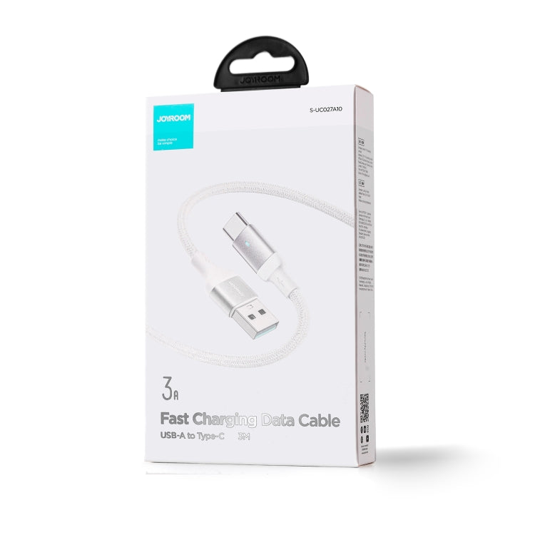 JOYROOM S-UC027A10 Extraordinary Series 3A USB-A to USB-C / Type-C Fast Charging Data Cable, Cable Length:1.2m(White) -  by JOYROOM | Online Shopping UK | buy2fix