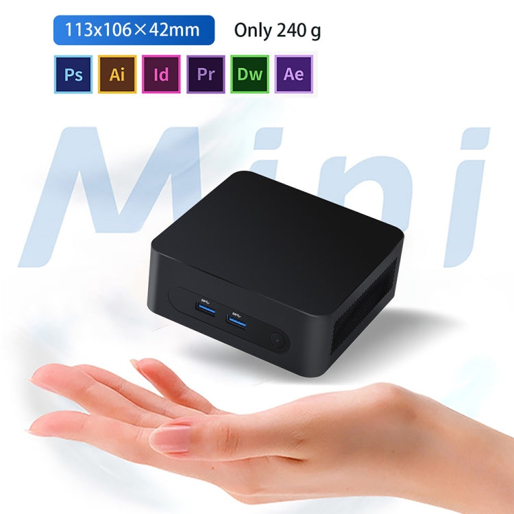 ZX03 Windows 11 Mini PC, Intel Alder Lake N95, Support Dual HDMI Output, Spec:8GB+256GB(EU Plug) -  by buy2fix | Online Shopping UK | buy2fix