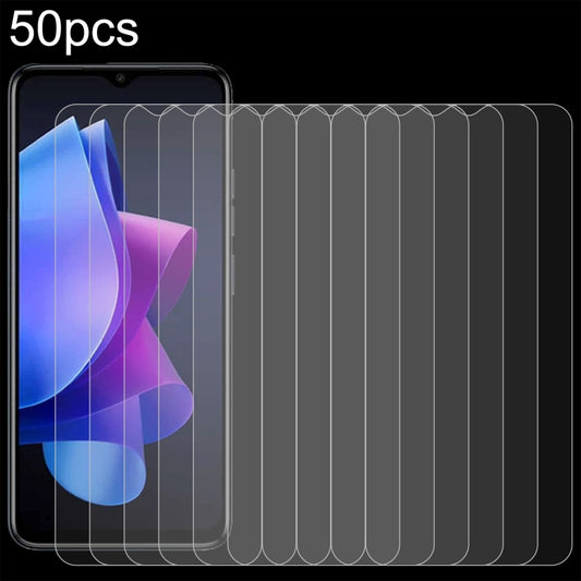 For TECNO Spark Go 2023 50pcs 0.26mm 9H 2.5D Tempered Glass Film - Tecno Tempered Glass by buy2fix | Online Shopping UK | buy2fix