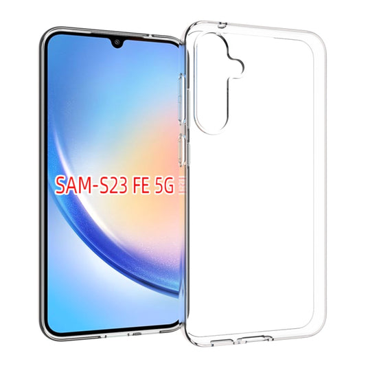 For Samsung Galaxy S23 FE 5G Waterproof Texture TPU Phone Case(Transparent) - Galaxy S23 FE 5G Cases by buy2fix | Online Shopping UK | buy2fix