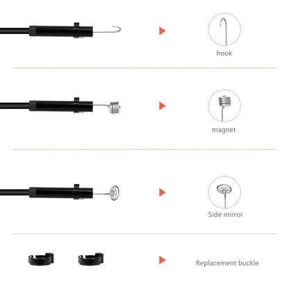 P130 11mm 4.3 inch Single Camera with Screen Endoscope, Length:2m - Consumer Electronics by buy2fix | Online Shopping UK | buy2fix