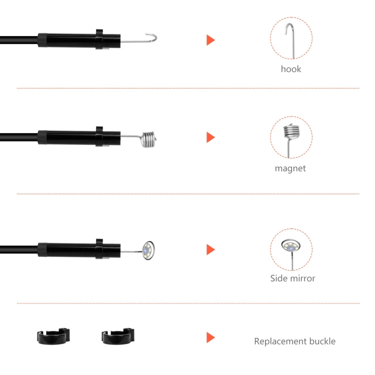 P130 8mm 4.3 inch Single Camera with Screen Endoscope, Length:10m - Consumer Electronics by buy2fix | Online Shopping UK | buy2fix