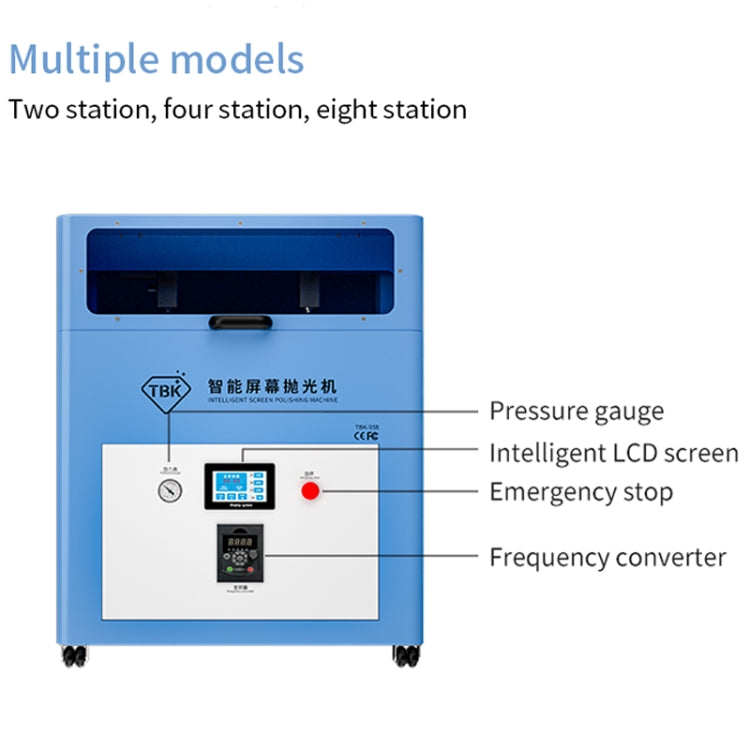 TBK 938 Multi-station Mobile Phone Screen Water Mill Polishing Machine(EU Plug) - Polishing Repair by TBK | Online Shopping UK | buy2fix