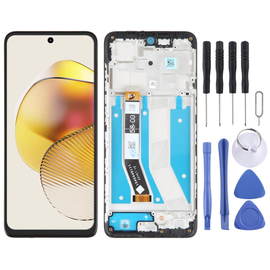 Original LCD Screen For Motorola Moto G73 Digitizer Full Assembly With Frame - Repair & Spare Parts by buy2fix | Online Shopping UK | buy2fix