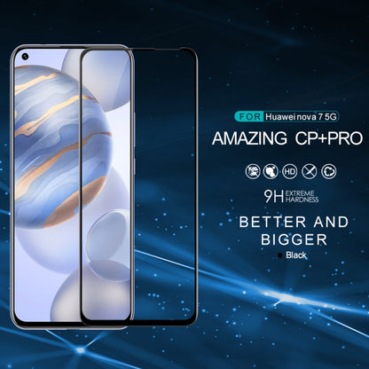 For Huawei Nova 7 NILLKIN CP + PRO Full Screen Anti-Explosion Tempered Glass Film - Huawei Tempered Glass by NILLKIN | Online Shopping UK | buy2fix