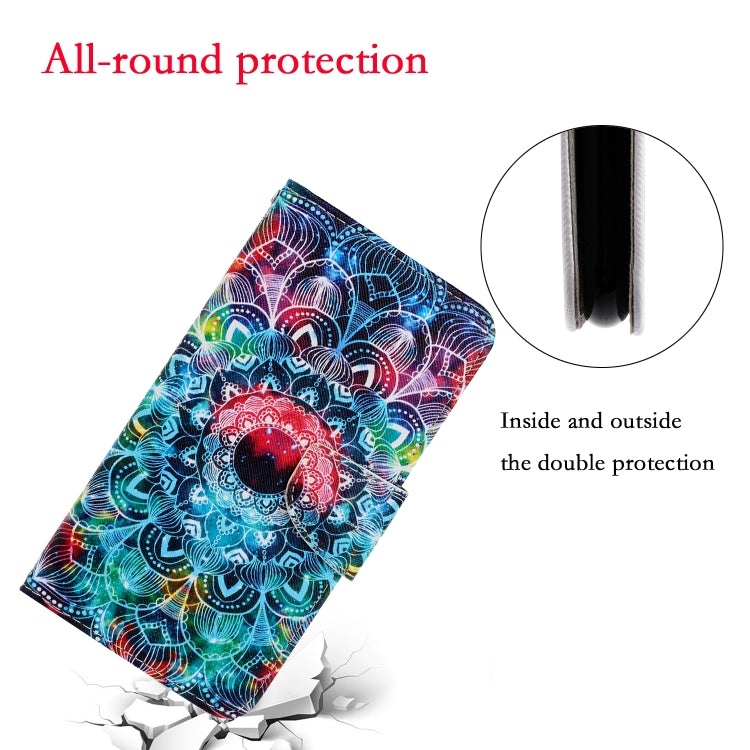 For Xiaomi Redmi Note 12 5G Global/Poco X5 Colored Drawing Pattern Flip Leather Phone Case(Mandala) - Note 12 Cases by buy2fix | Online Shopping UK | buy2fix