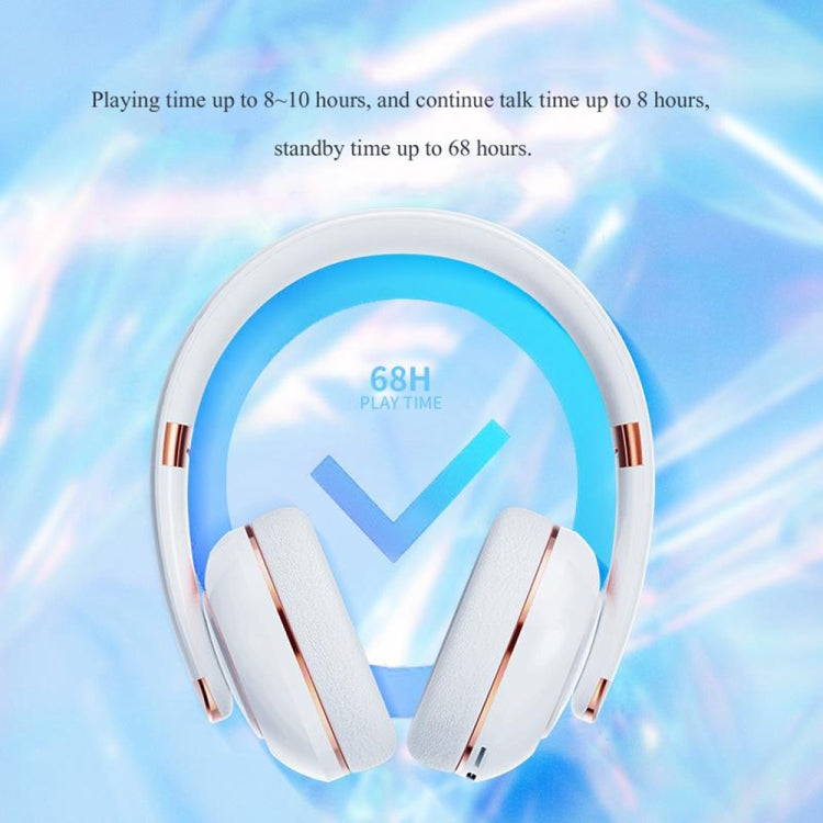 KE22 Folded Noise-cancelling Wireless Bluetooth Headphones(Orange) - Apple Accessories by buy2fix | Online Shopping UK | buy2fix