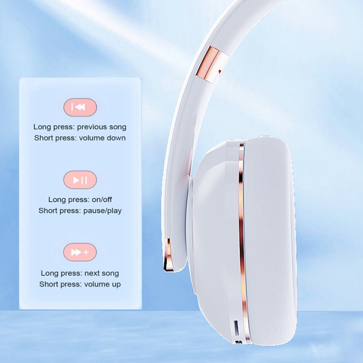 KE22 Folded Noise-cancelling Wireless Bluetooth Headphones(Black) - Apple Accessories by buy2fix | Online Shopping UK | buy2fix