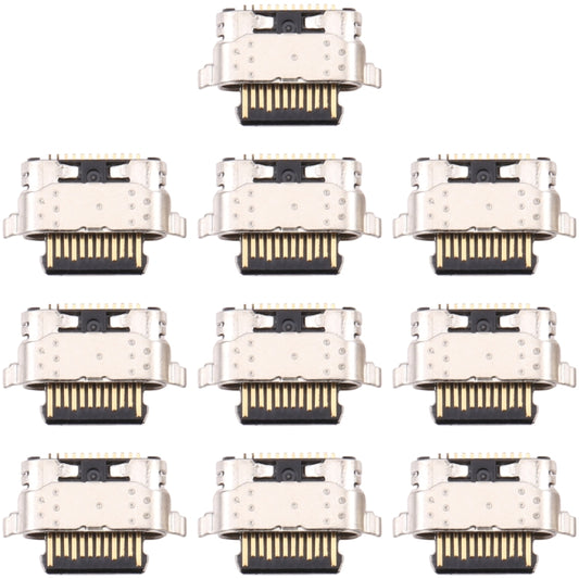 For Samsung Galaxy A04e SM-A042F 10pcs Charging Port Connector - Repair & Spare Parts by buy2fix | Online Shopping UK | buy2fix