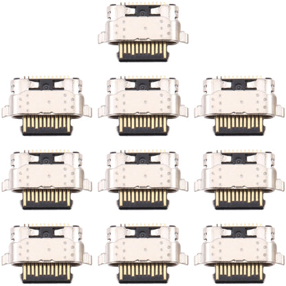 For Samsung Galaxy A04e SM-A042F 10pcs Charging Port Connector - Repair & Spare Parts by buy2fix | Online Shopping UK | buy2fix