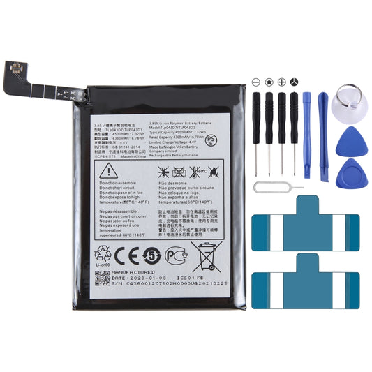 For TCL 10 Pro T799B T799H 4500mAh Battery Replacement TLp043D7 TLp043D1 - Others by buy2fix | Online Shopping UK | buy2fix