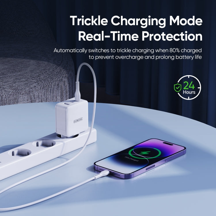 DUZZONA T9 65W Dual USB-C / Type-C+USB GaN Fast Charger, Specification:EU Plug - USB Charger by DUZZONA | Online Shopping UK | buy2fix