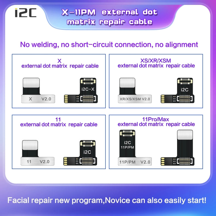 For iPhone 12 Pro Max i2C MC12 SK-BOX Dot-matrix Flex Cable V2.0 - Repair & Spare Parts by buy2fix | Online Shopping UK | buy2fix
