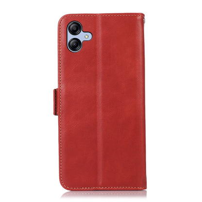 For Samsung Galaxy F14 5G Crazy Horse Top Layer Cowhide Leather Phone Case(Red) - Galaxy Phone Cases by buy2fix | Online Shopping UK | buy2fix