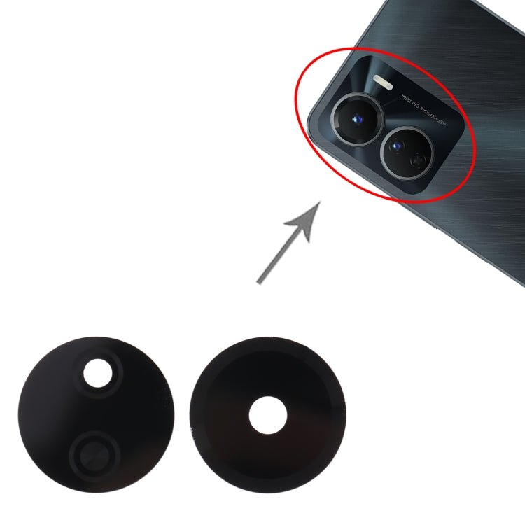For vivo Y16 10pcs Back Camera Lens - Camera Parts by buy2fix | Online Shopping UK | buy2fix